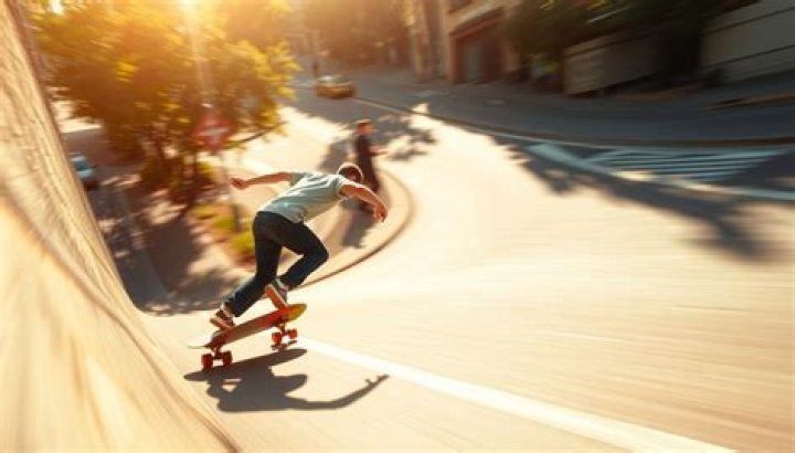 How fast does a skateboard go flat?