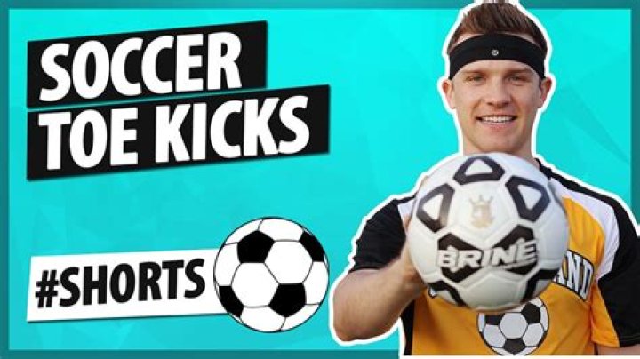 What is a toe kick in soccer?