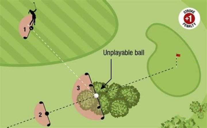 What is the unplayable rule in golf?